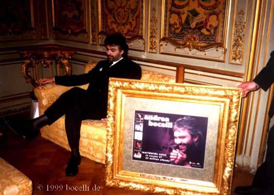 March 18, 1999, Rome Italy - photo exclusively for bocelli.de