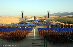 Teatro del Silenzio, rehearsal day, July 11, 2012, photo copyright www.bocelli.de