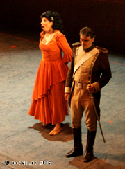 Carmen, primo atto,Teatro dell'Opera Roma, mit Ildiko Komlosi (Carmen) copyright www.bocelli.de