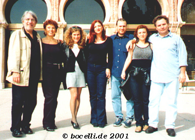 composers in Venice, Ocotober 5th, 2001, picture bocelli.de